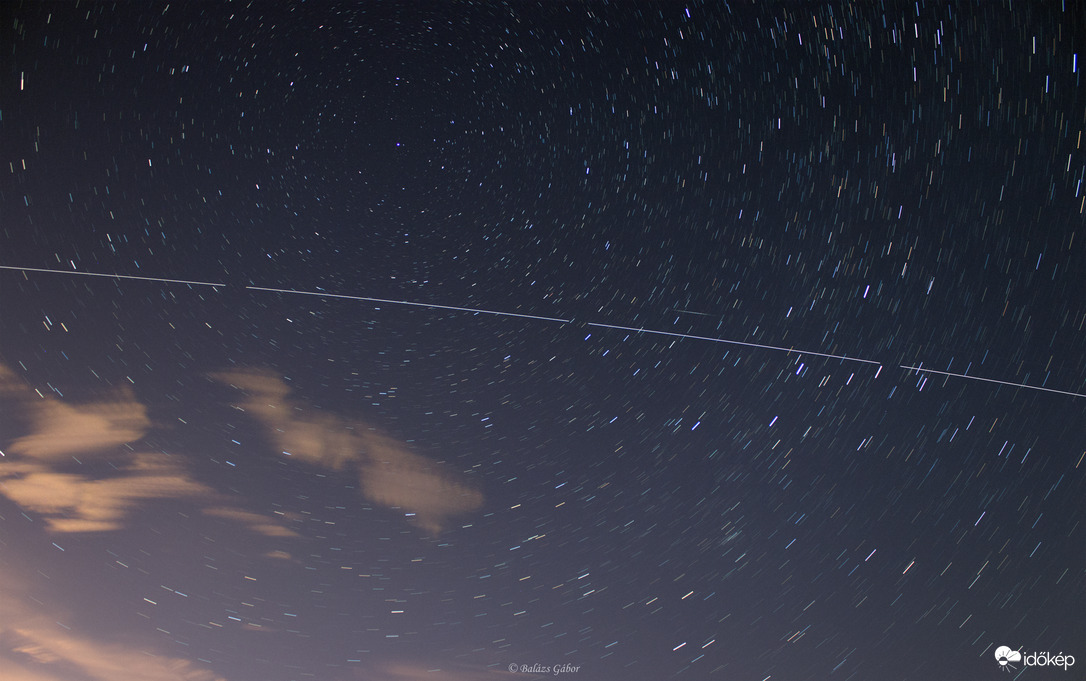 ISS és az AX-4 átvonulása