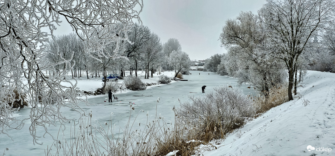 Lékhorgászok a Holt-Tarnán