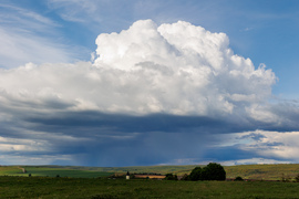 Fejlődő zivatarfelhő