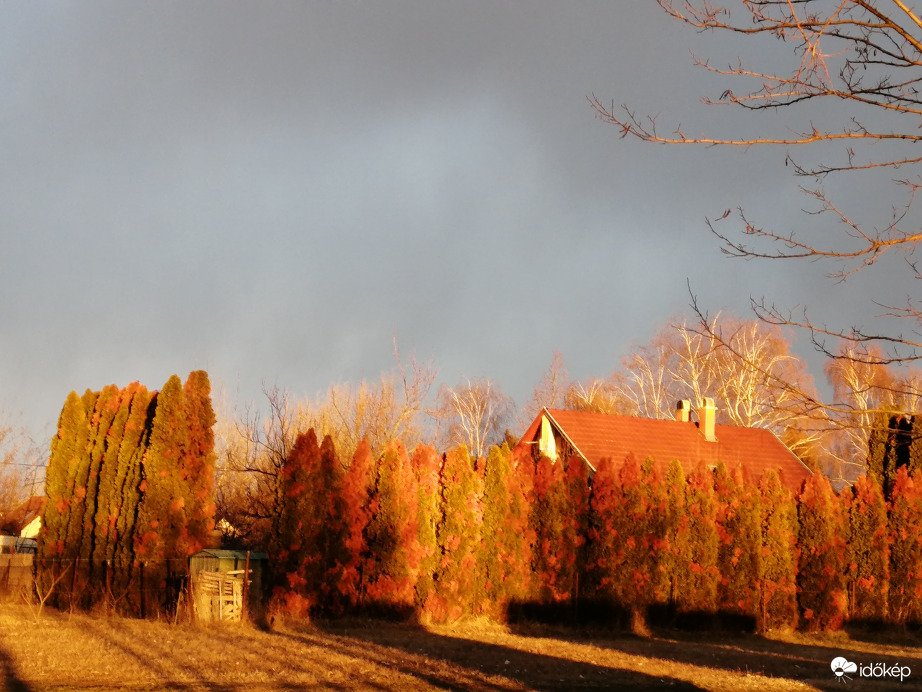 Délután még aranyló napsütés 