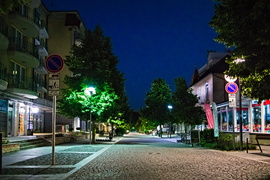 Hévízi éjszaka