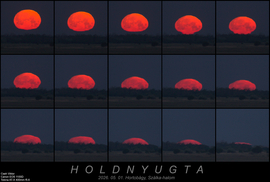 Holdnyugta a Hortobágyon