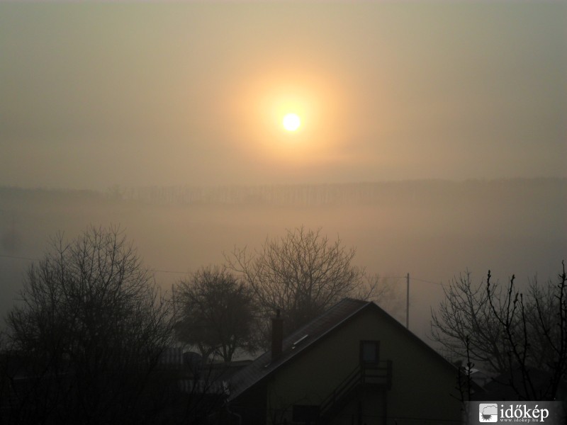 Gellénháza, napkelte