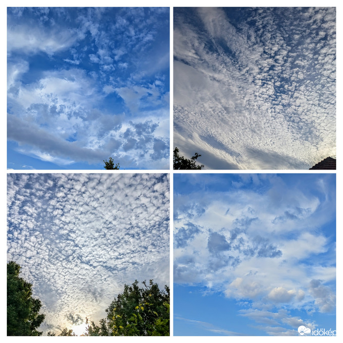 Polgárdi, gyengén felhős,élénk szél, 14 C