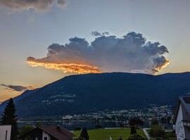 Ossiach esti felhője