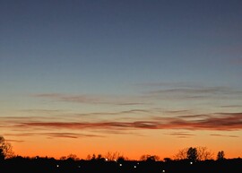 Polgárdi, az alkony fényei