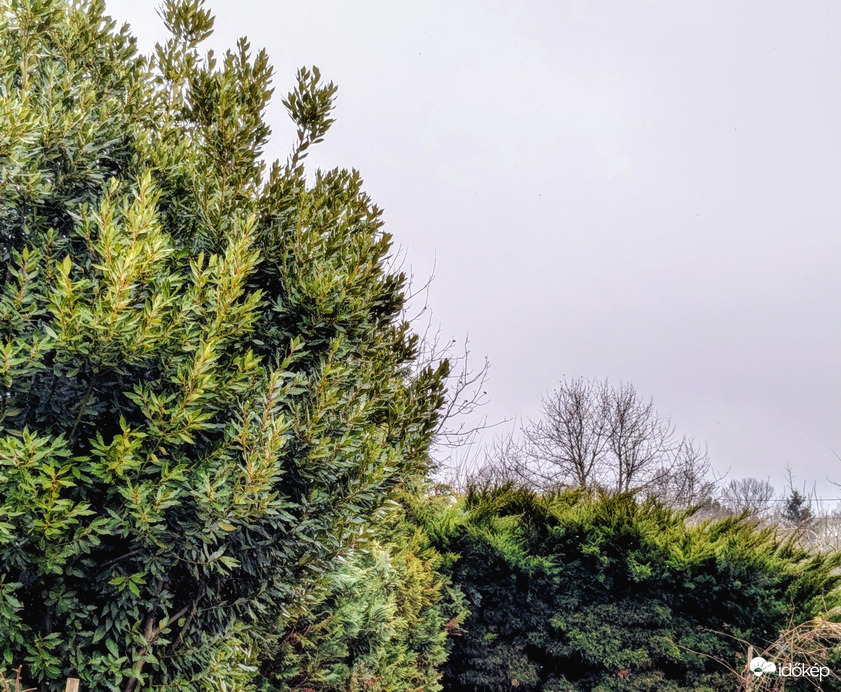 Polgárdi, hószállingózás, +2 C