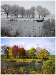 Tél és ősz ugyanazon a helyen