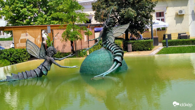 Kérészek a Tisza parton