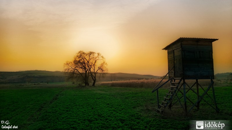 Naplemente Mikófalva mellett