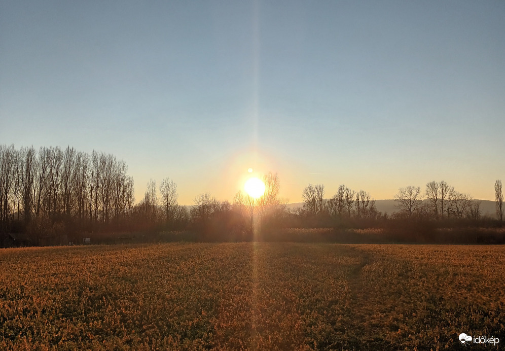 New years sunset