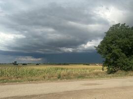 Zivatar Kakucs határában