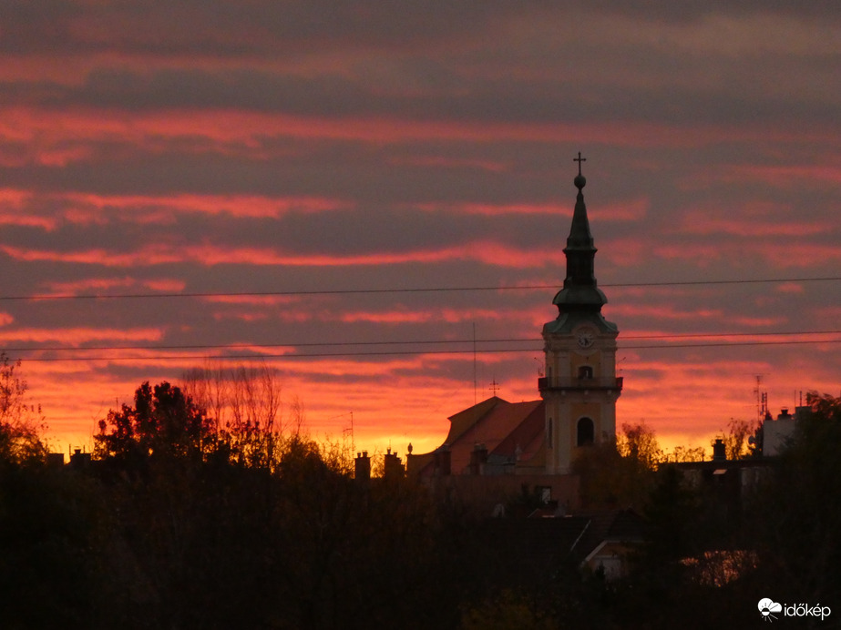 Gyönyörű naplemente