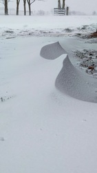 Borotvaéles hónyelvek a 73 km/h-s szélben