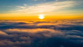 Naplemente a hidegpárna felett