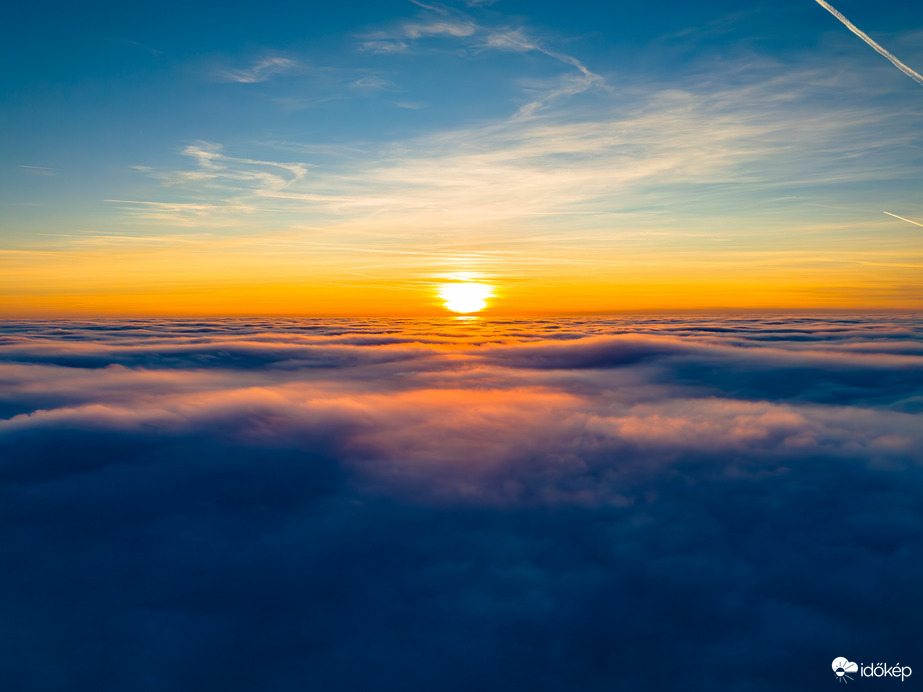 Naplemente az inverzió felett