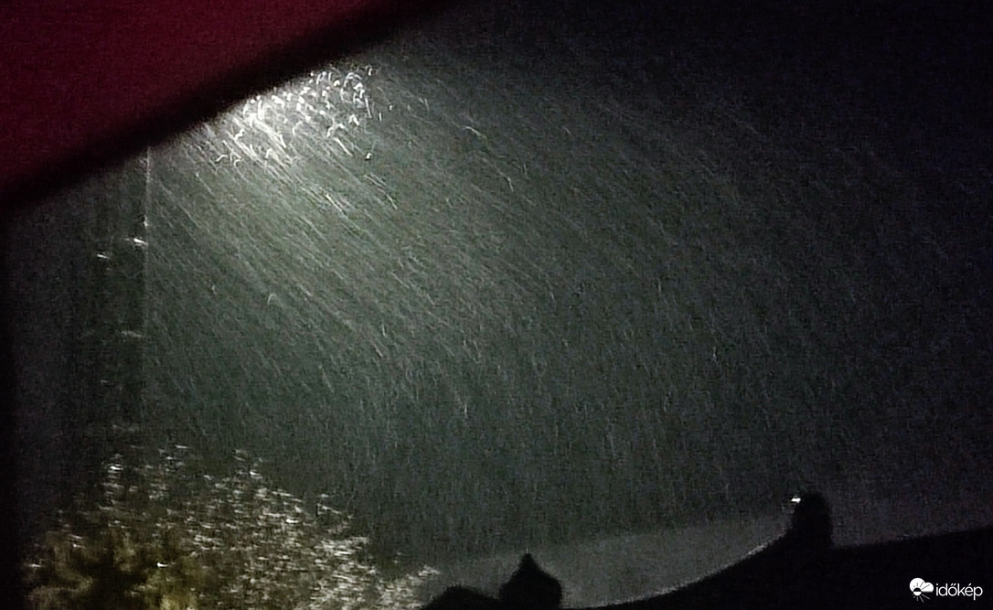 Bakonypölöskei havazás most