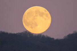 A hold Tatabányánál