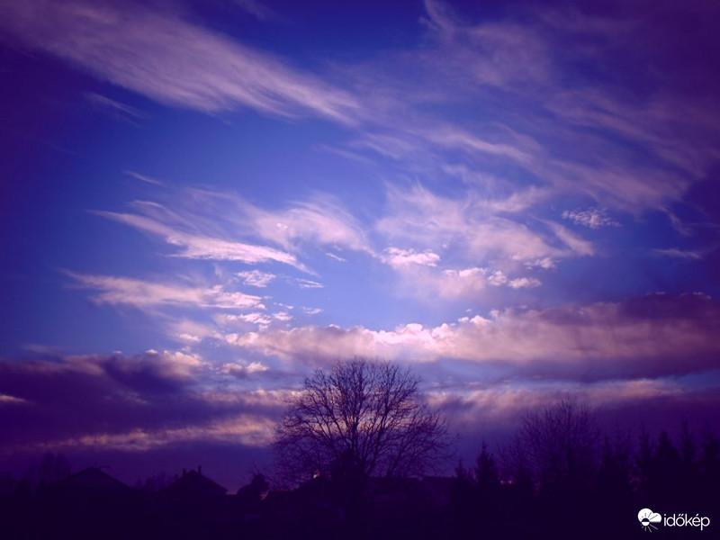 Ma is szép Naplemente volt :)
