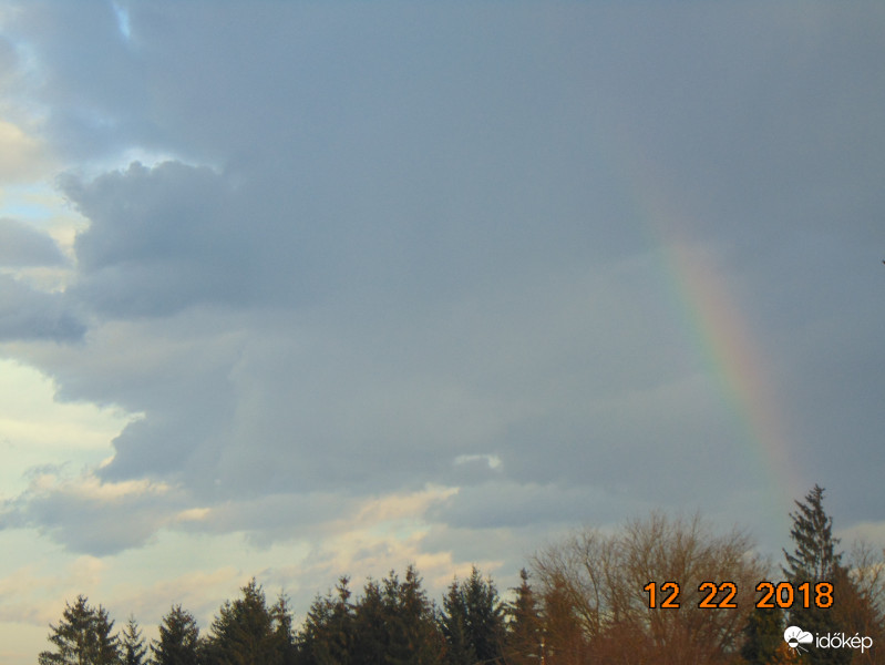 A ma délutáni záporesőt követő szivárvány :)