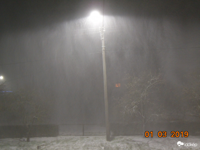 Rendkívül intenzív hózápor