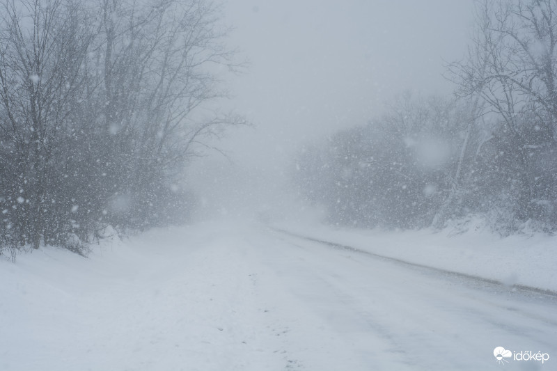 Intenzív havazás Somogyban
