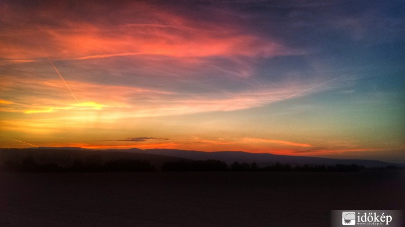 Naplemente a kőszegi hegységnél 2015.08.28.