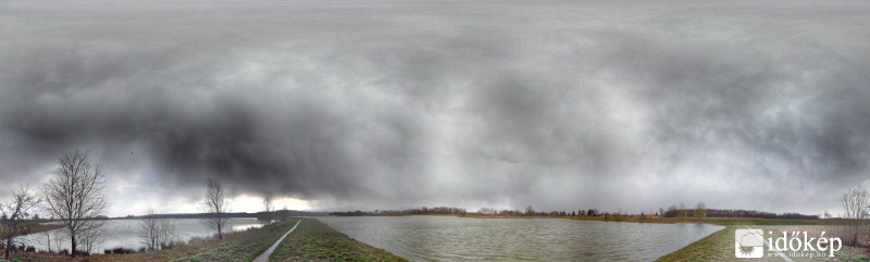 Hózápor az Abért-tónál 2016.03.15.