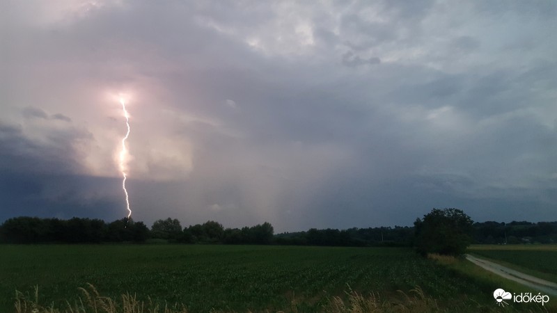 Szombathelyi szupercella Gyöngyösfaluból 2017.06.12.