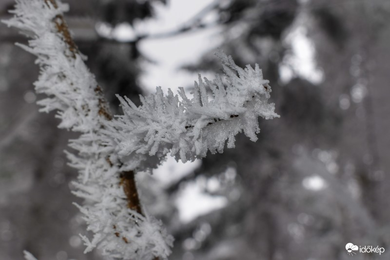 Havas, zúzmarás táj az Írott-kőről 2017.02.11.