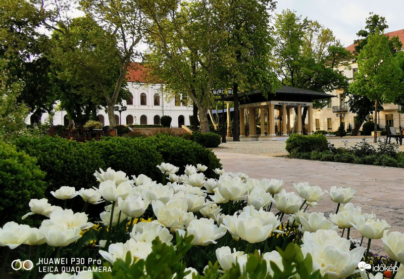 Teljesen üres Balatonfüred.