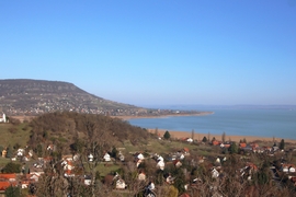 A kilátó tetején!