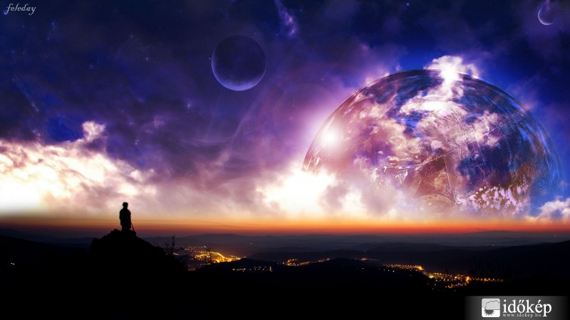 Salgótarján felett  ( montázs ) :) 