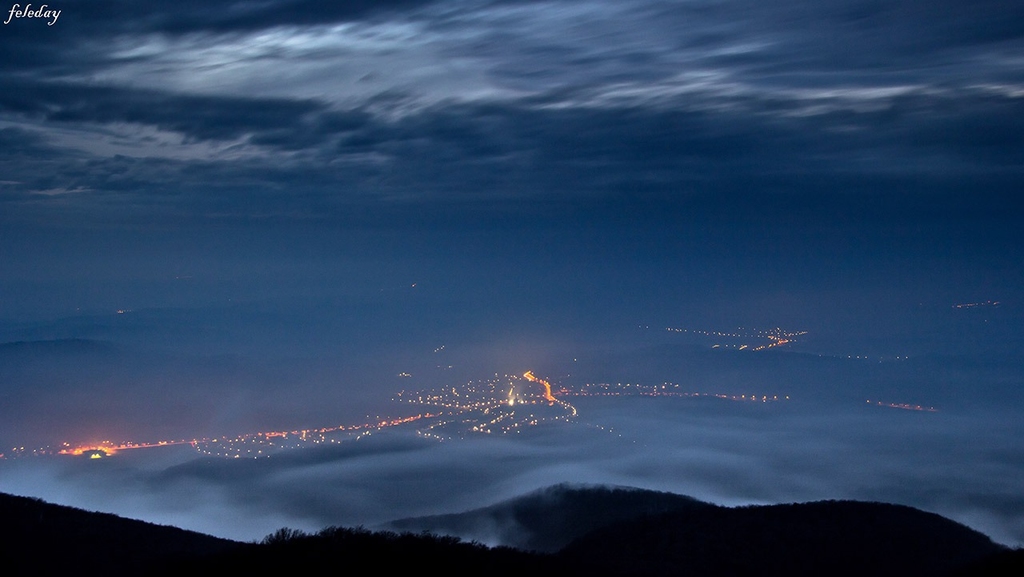 Karancslapujtő a Karancs kilátóból