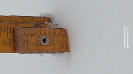 Csegöld 2.nap alatt leesett hómenyiség.