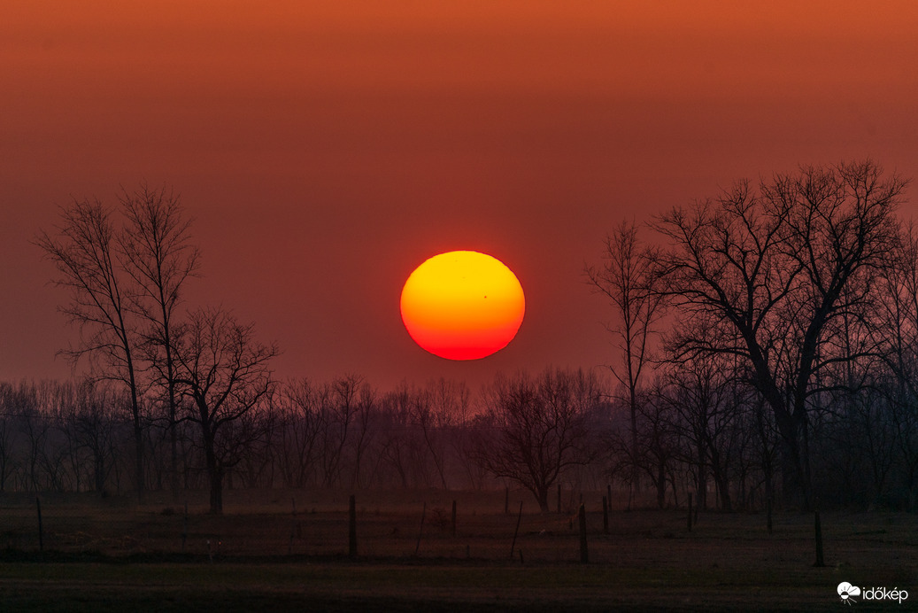 A tanyavilág mélyén egy álomszép naplemente!