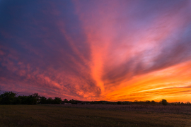 Mai nagyon full naplemente