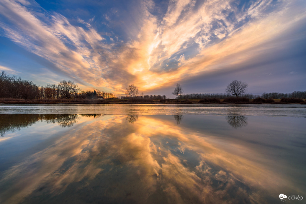 Vizes és jég tükrében a táj