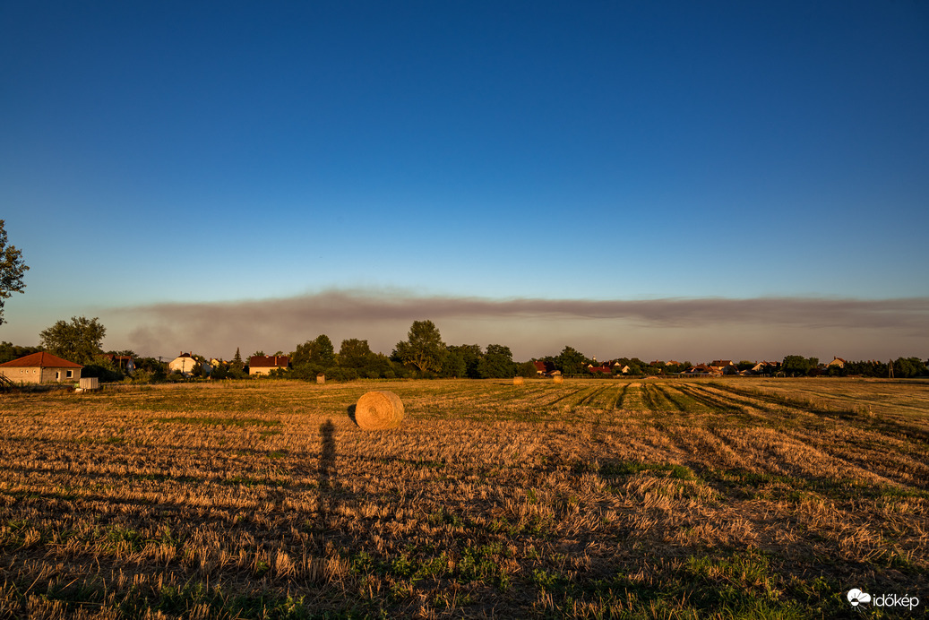 Tegnap az esti órákban, így festett Ruzsa a Szeged melletti nádastűz után