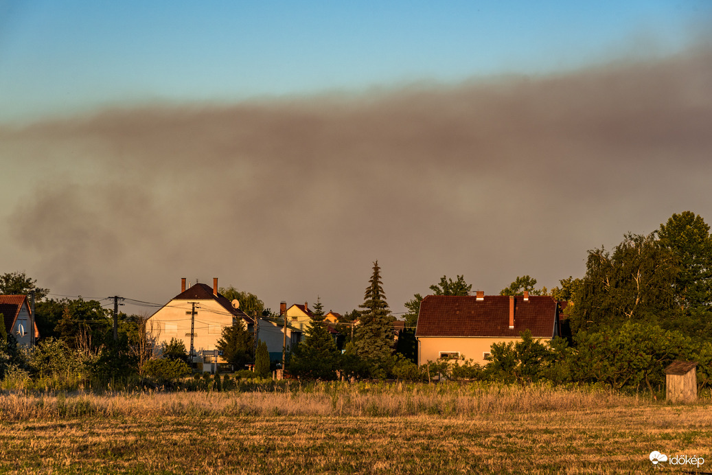 Tegnap az esti órákban, így festett Ruzsa a Szegedi tűz után