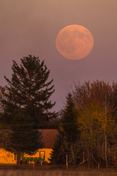 Gyönyörű holdkelte