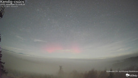 Ma hajnalban ismét feltűnt a sarki fény