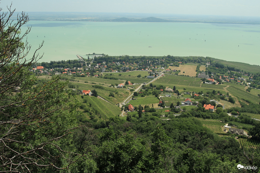Badacsony a hegy tetejéről