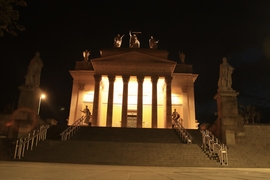 Egri bazilika éjjel