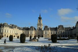 Keszthelyi Festetics kastély télen