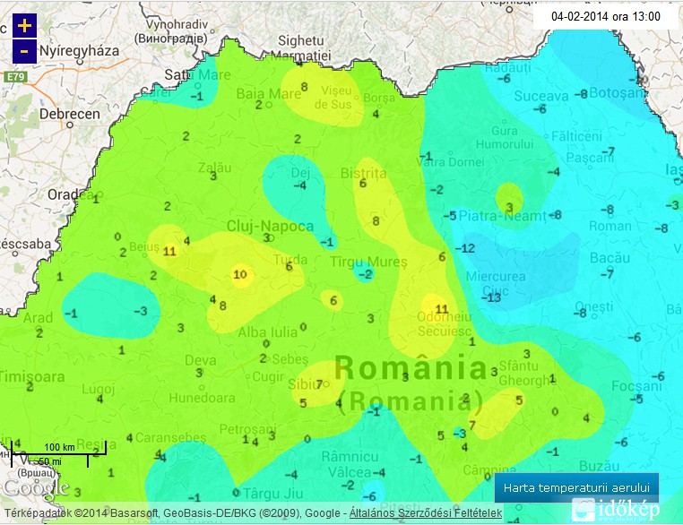 Megült a hideg levegö a Csiki-medencében