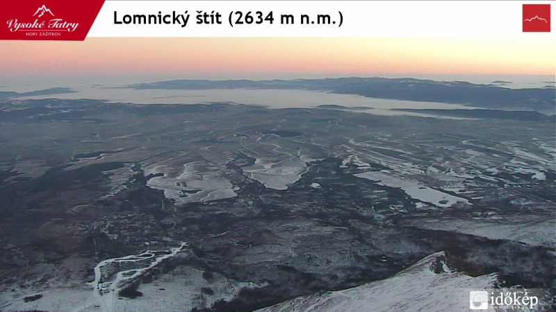 Hideg légpárna a Poprádi-medence felett