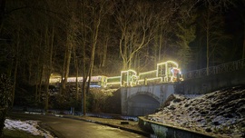 Mikulásvonat érkezik