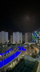 Zivatar van kialakulóban Antalya felett