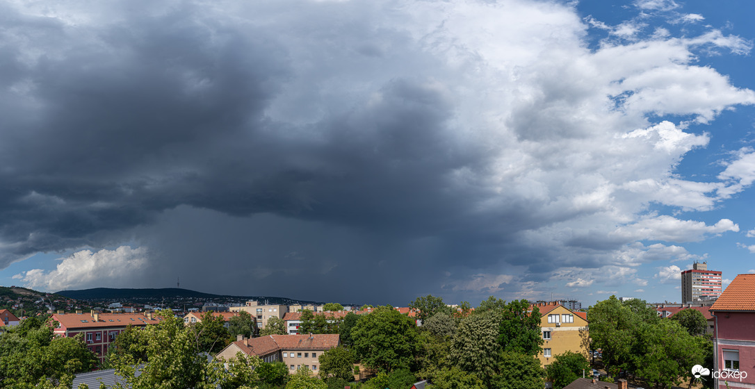 Zivatar Pécs mellett 2026.07.11